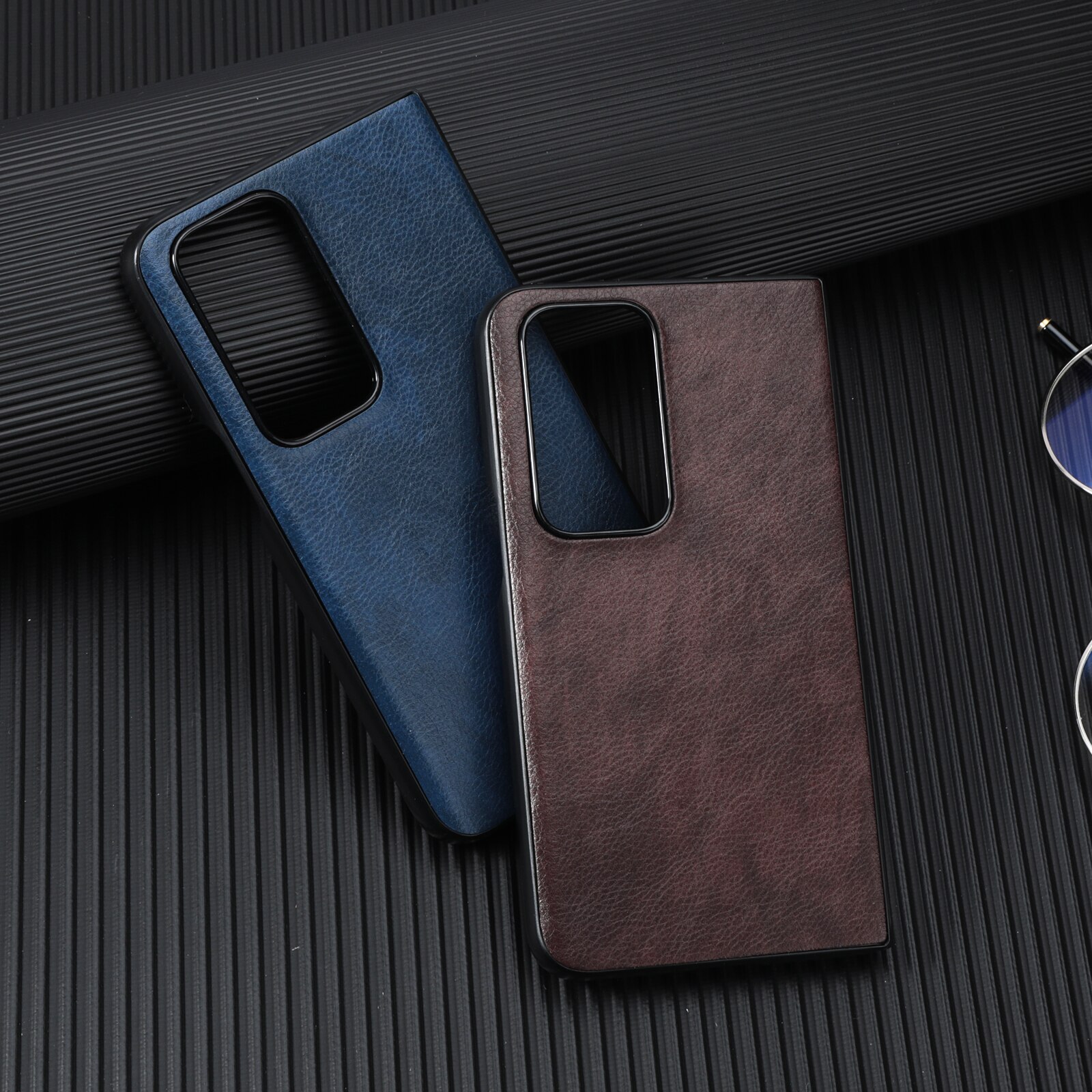 Case Voor Oppo Vinden N Premium Pu Leather Back Hard Shoockproof Cover Voor Oppo Vinden N PEUM00