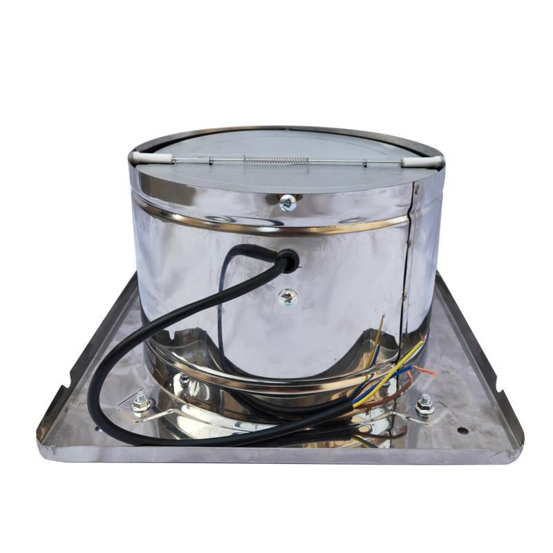 Extractor de aire de acero inoxidable, ventilador de tubo de ventilación de 6, 7 y 8 pulgadas, para cocina, pared, ventana, Industrial