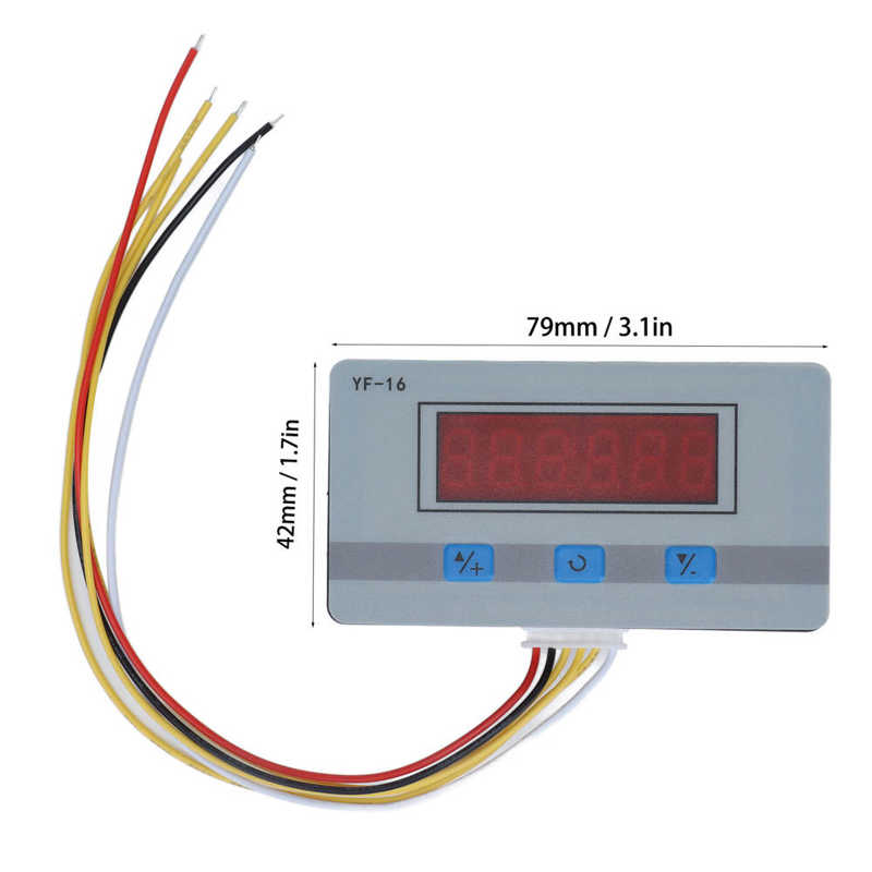 Electric Counters Gauge 1‑999999 Counting Range Digital Counter for Industrial Control