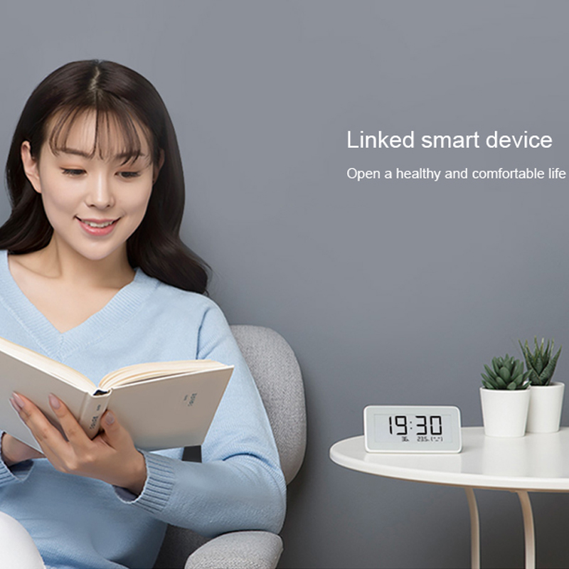 2020NEW xiaomi mijia BT4.0 ワイヤレススマート電気デジタル時計屋内湿度計温度計 e-インク温度測定ツール