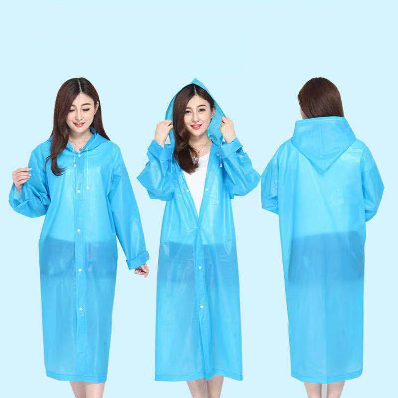 Mode Volwassen Waterdichte Lange Regenjas Vrouwen Mannen Regenjas Hooded Voor Outdoor Wandelen Reizen Vissen Klimmen Verdikte