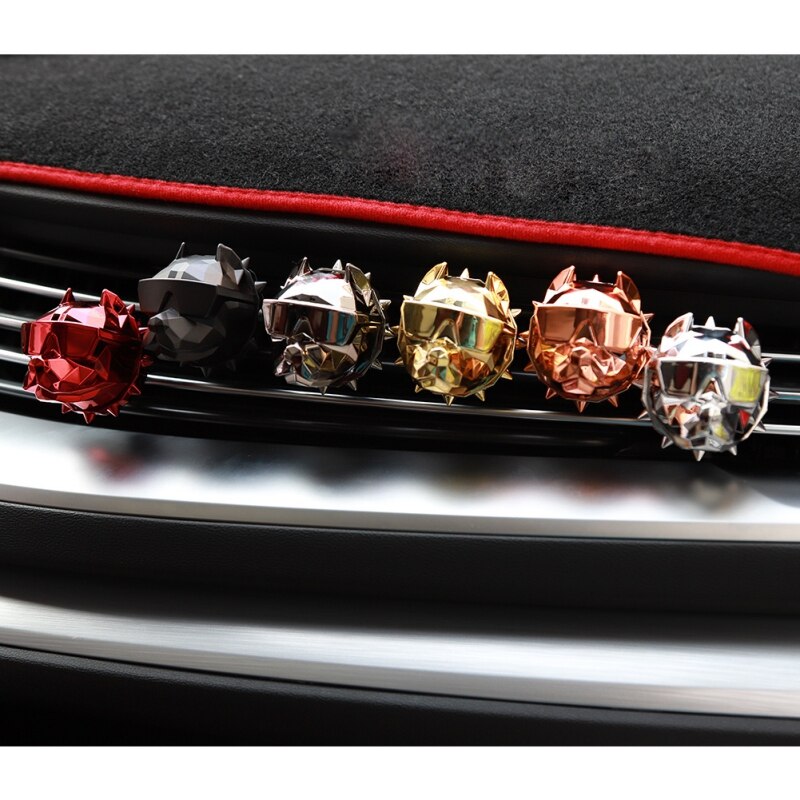 Bulldog bil luftfrisker parfume klip duft diffuser auto ventiler duft parfume voiture bulldog diffuser bil indretning -