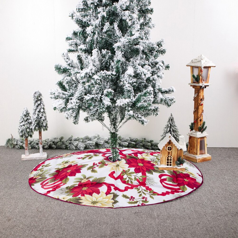 90Cm Kerstboom Rok Doek Santa Clausbase Boom Schort Feestelijke Xmas Party Props Kerstversiering Voor Boom: C