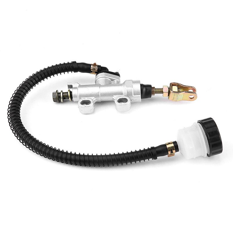 Aluminum Alloy Refit Rear Brake Master Cylinder Pump Motorcycle Rear Foot Hydraulic Brake Pump