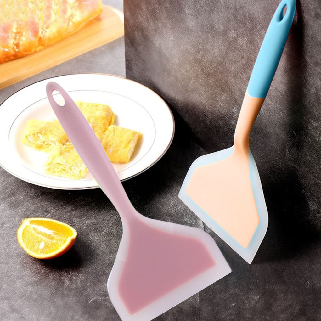Silicone Kitchen Utensils Spatula Meat Egg Kitchen Scraper Pizza Cooking Tools Non-stick Shovel