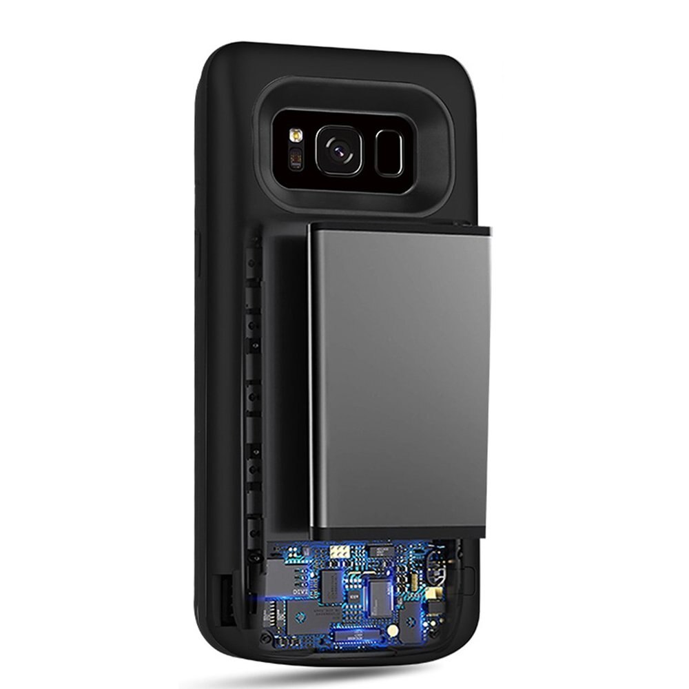 Funda de batería de 5000mAh para Samsung Galaxy S9, S8, A8, carcasa de batería de teléfono, Banco de energía, carga de TPU suave, novedad