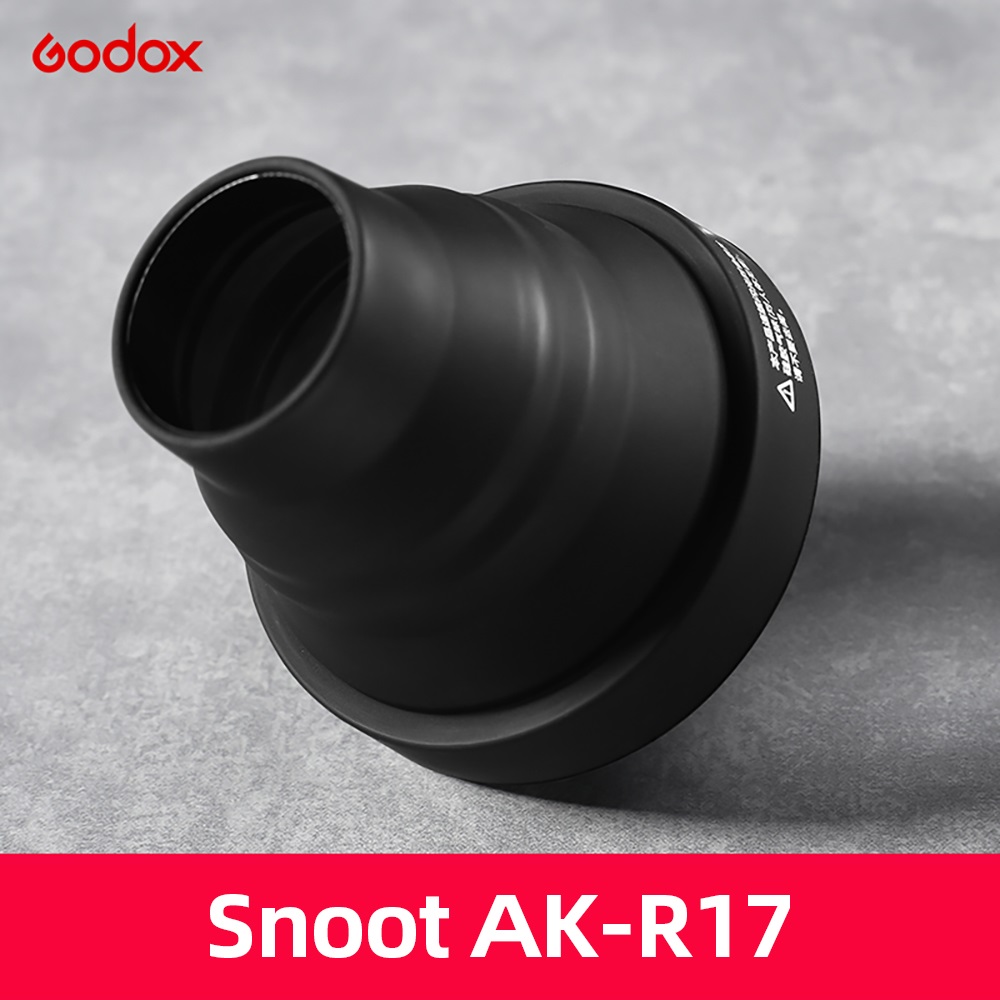 Godox AK-R1 + S-R1 Schuurdeur, Snoot, Kleur Filter, Reflector, Honingraat, diffuser Bal Kits Voor Godox AD200 H200R V1 Flash Hoofd: AK-R17