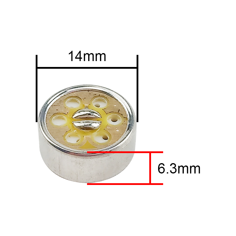 Ghxamp 14mm Elektret uni direktion ales Mikrofon Anti-Interferenz-Rausch unterdrückung, K-Song-Anker mikrofon, Doppelkondensator-Mikrofon