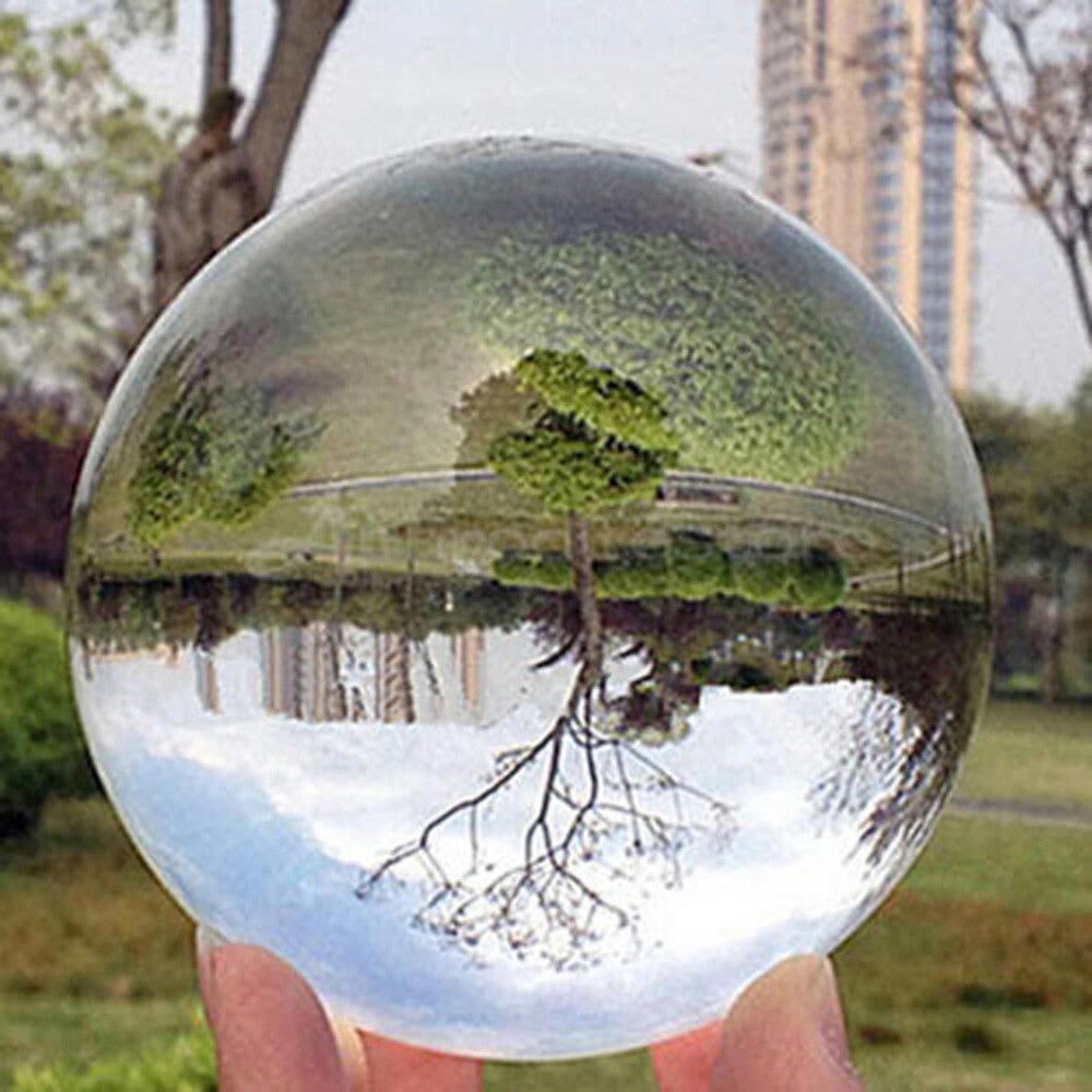 6 Sizes Transparent Glass Crystal Balls Healing Sphere Photography Photo Props Decorarive Balls 30mm-80mm