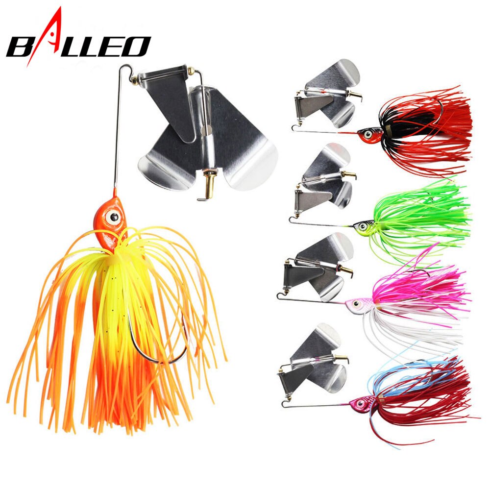 Balleo 14.7G/ Spinner bait Bass jig Weedless fishing lure Buzzbait wobbler chatterbait for bass pike walleye fish Tackle