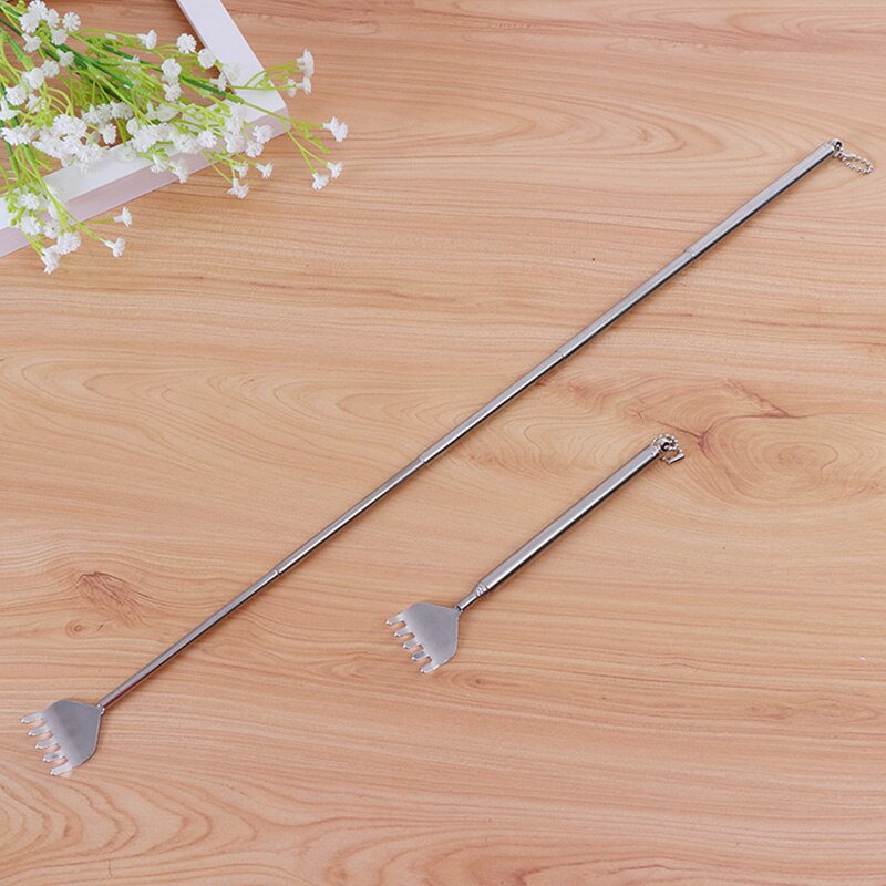 Extendable Back Scratcher Stainless Steel Telescopic Anti Itch Claw Massager Extender P9