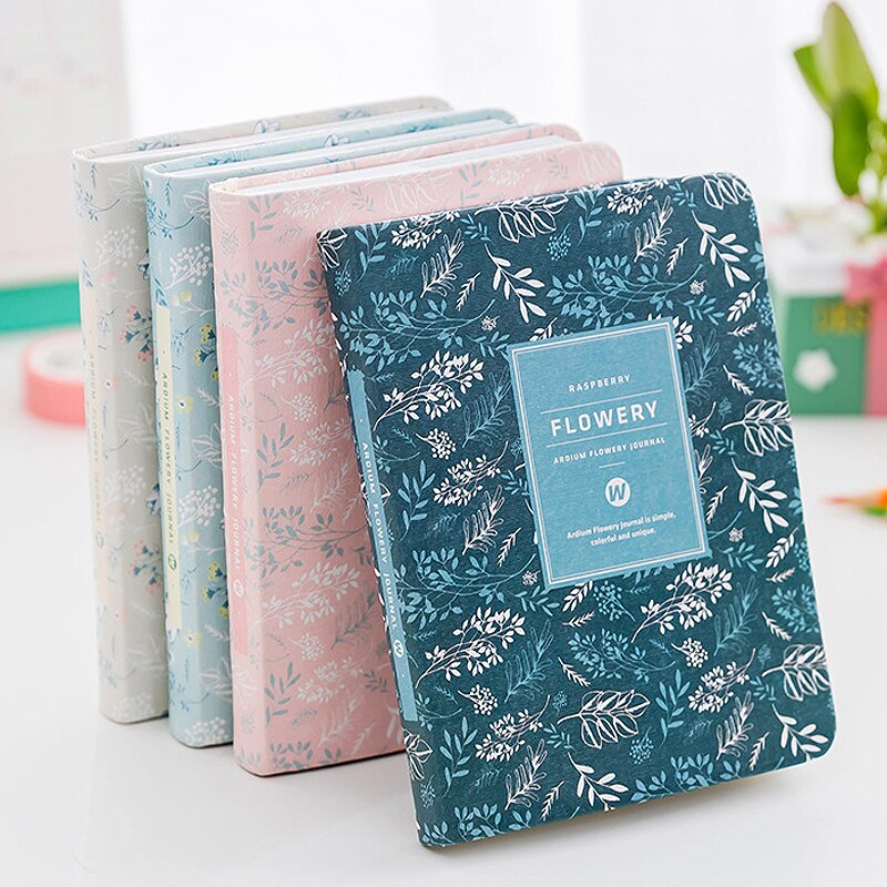 Agenda Vintage coréen Kawaii A6, Agenda annuel, hebdomadaire, mensuel et quotidien, organisateur de fleurs, carnet de notes, fournitures scolaires