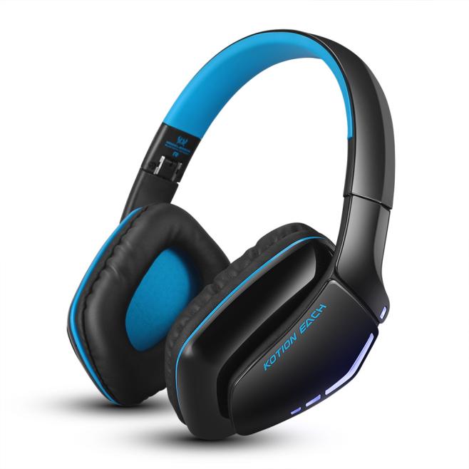 Opvouwbare Draadloze KOTION ELKE B3506 Bluetooth Hoofdtelefoon Headset Opvouwbare Game Headset Voor Laptop MP3 Palyer Smart Telefoon R0415