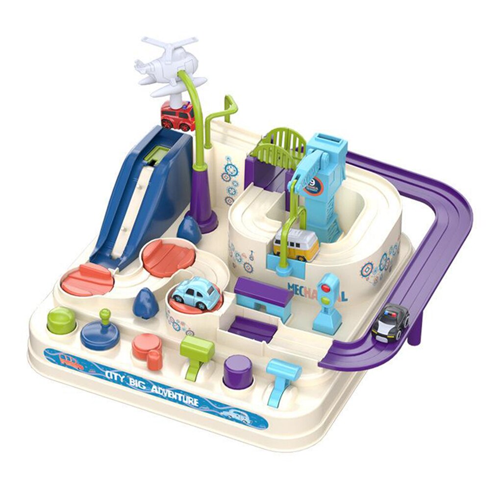 Manual Control Car Adventure Toys Puzzle Race Track Playsets Engineering Toy