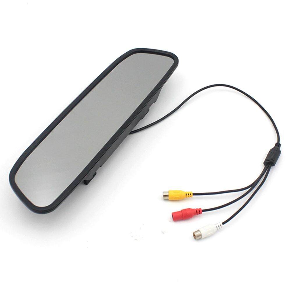 Backspegelkamera dvr 4.3- tums backspegel + backkamera trådlös bil backkamera bil videobandspelare