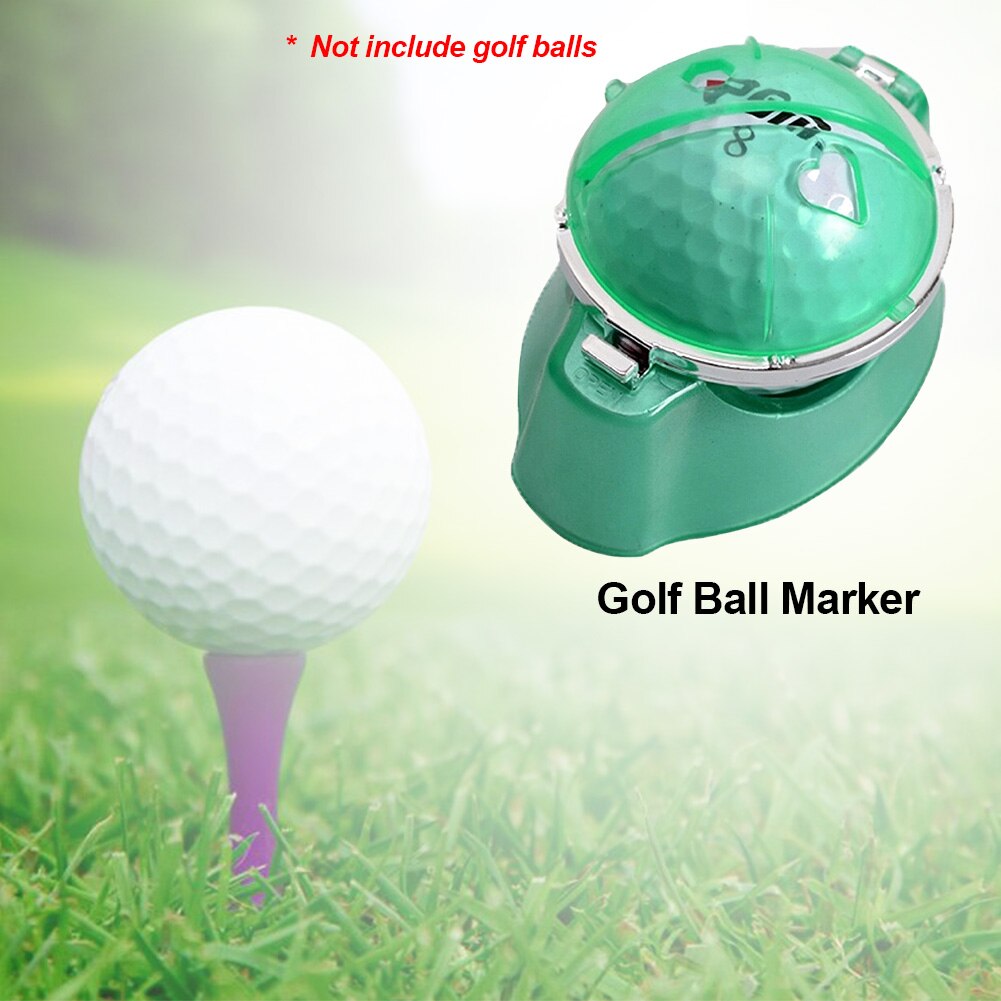 MARK GOLF BALL STENCIL MARKER TEMPLATE DRAWING LINE KIT PEN (BLACK)