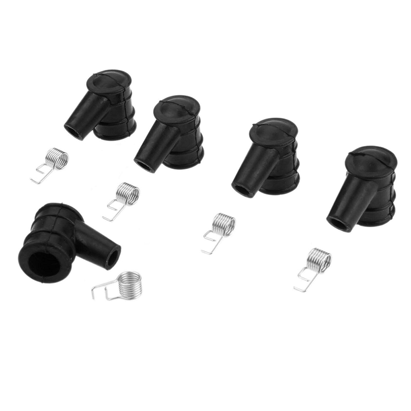 5Set Chainsaw Spare Parts Ignition Coil Cap+Springs 2Stroke For 4500 5200 5800 Chainsaw Parts