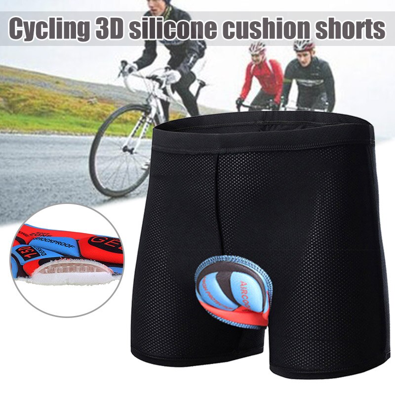 Heren s 3d gevoerde fiets mtb fiets ondergoed shorts schokbestendig fiets onderbroek  hb88