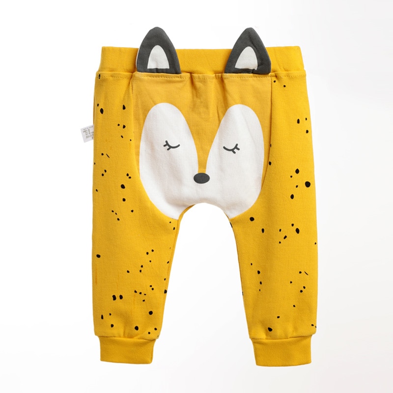 Pantalon PP pour bébé garçon et fille, vêtement de printemps et d'automne en coton, sarouel, mignon, , à la , décontracté