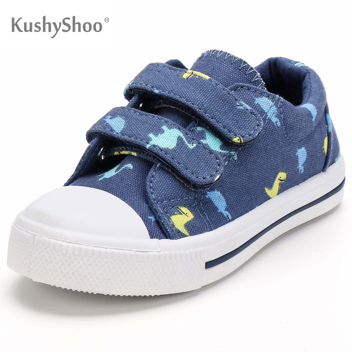 Kushyshoo Kids Peuter Sneakers Cartoon Dual Haak En Loops Jongens Sneakers Schoenen Canvas Schoenen Kinderen