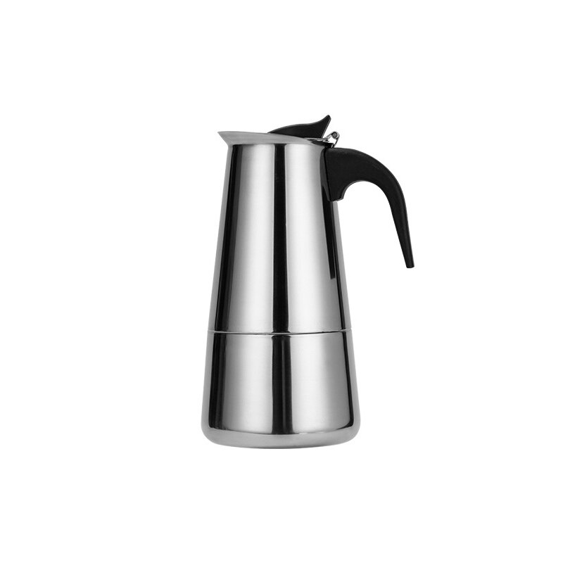 Stainless Steel Espresso Stove Top Coffee Maker Italian Percolator Pot Milk Frothing Jug Coffee Maker For Home: 300ml