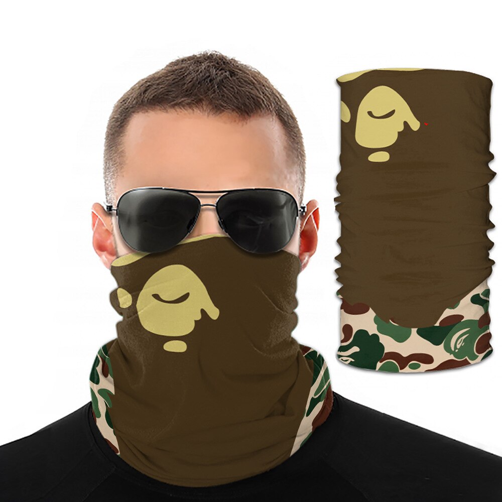 European and American 3D camouflage digital printing outdoor insect repellent mask, cap, variety magic, scarf: 15