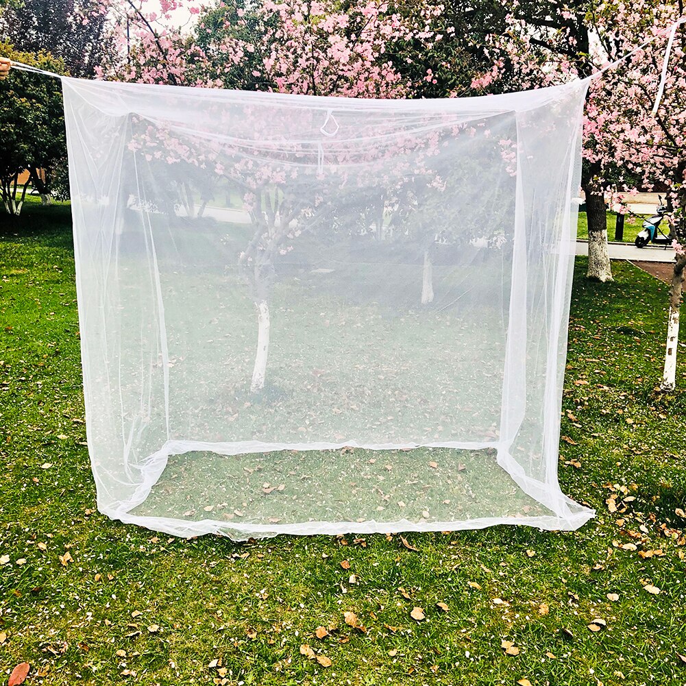 Vandreture camping myggenet indendørs udendørs anti insekt bug mesh baldakin telt hjem myggenet