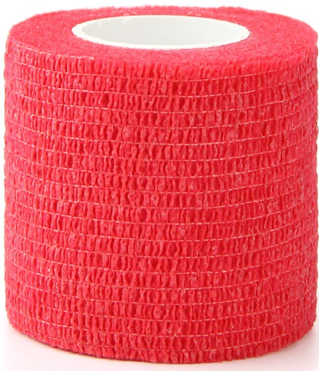 6 Rolls 5Cm Zelfklevende Bandage Wrap,6 Pcs Dierenarts Wrap Samenhangend Bandages Voor Honden Hoeses Huisdier Dieren Voor Wrist Healing Enkel: Red