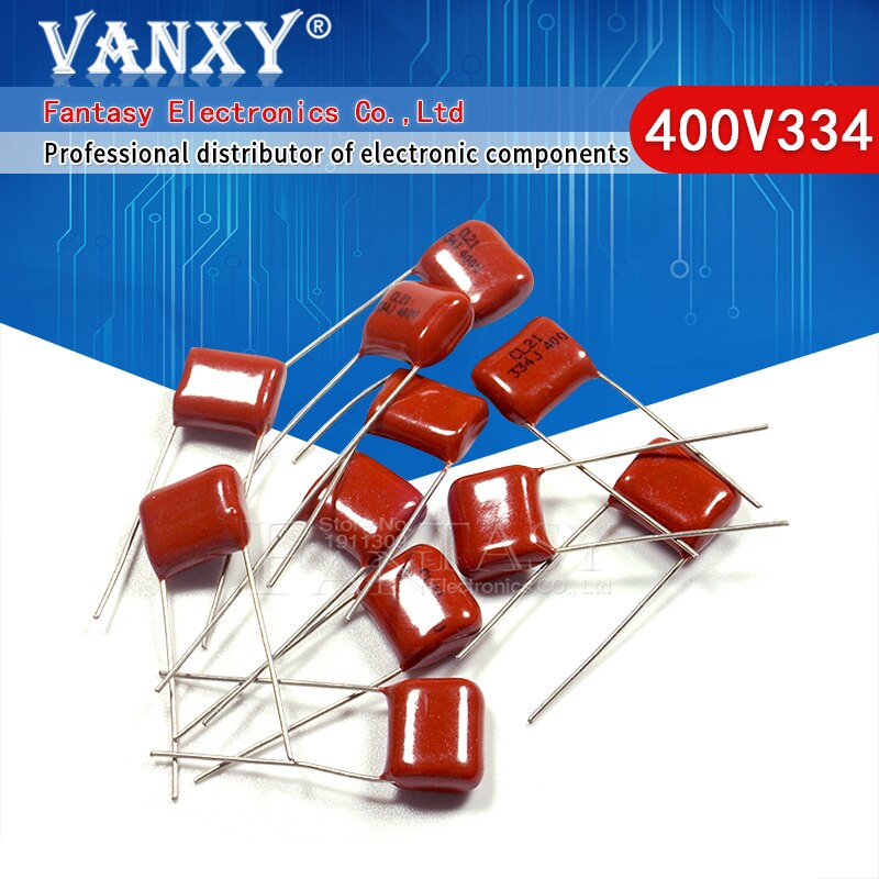 4x ERO MKC1862 0.33uF 330nF 63V 10% Metallized Polycarbonate Film Capacitor Radial Pitch 10mm