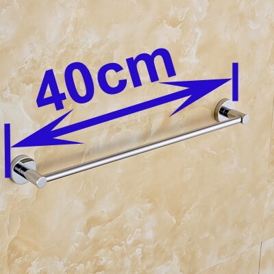 , 304#  baderomstilbehør i rustfritt stål, enkelt håndklestang, håndklestativ, håndkleholder yt -10996- a: L  is 40 cm