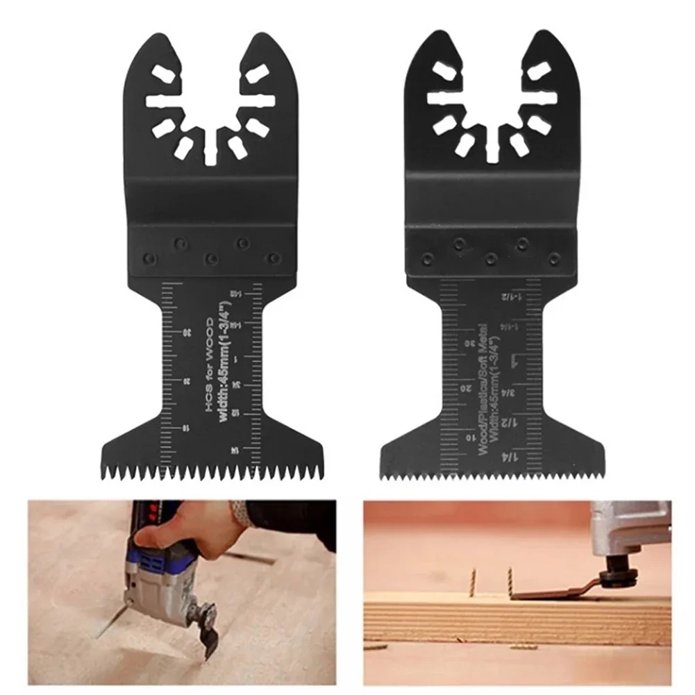 Hoja de sierra de repuesto para renovador, accesorios de acero rico en carbono, multiherramienta, herramientas de corte eléctricas oscilantes, 1/2 Uds.