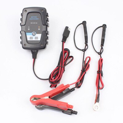 6V 12V 0.75A 750mA automático cargador de batería inteligente cargador de batería mantenedor de coche de la motocicleta VESPA de ciclo profundo AGM batería de GEL VRLA cargador