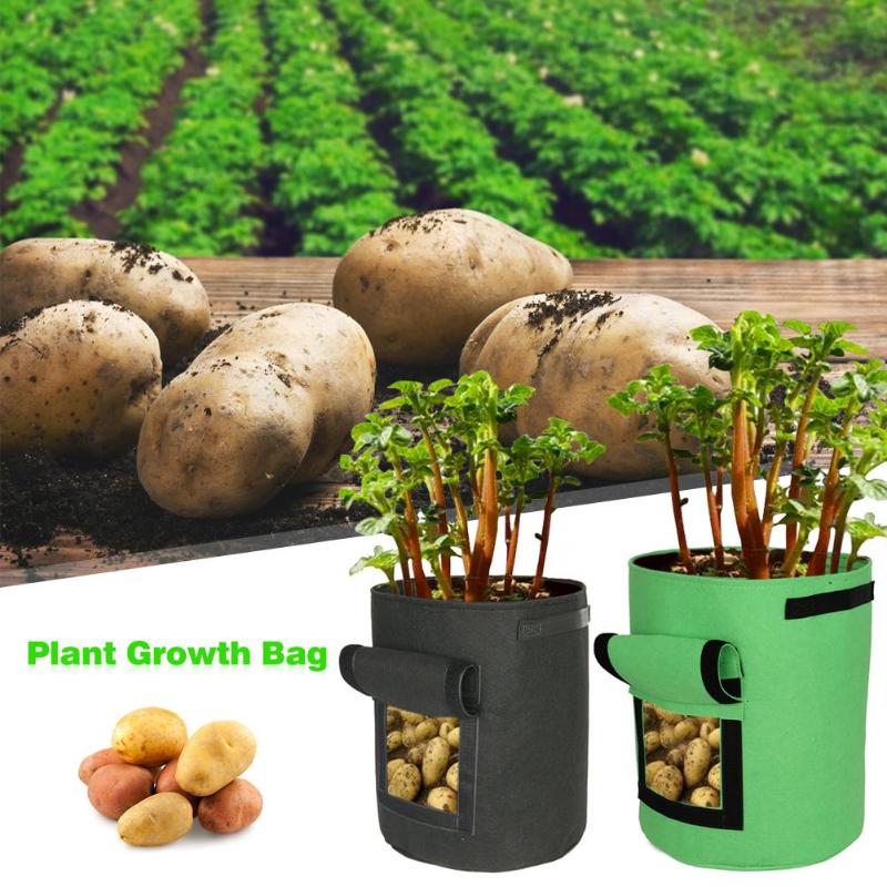 Breathable Potato Tomato Vegetable Growth Bag Vertical Vegetable compost Planting Grow Bag
