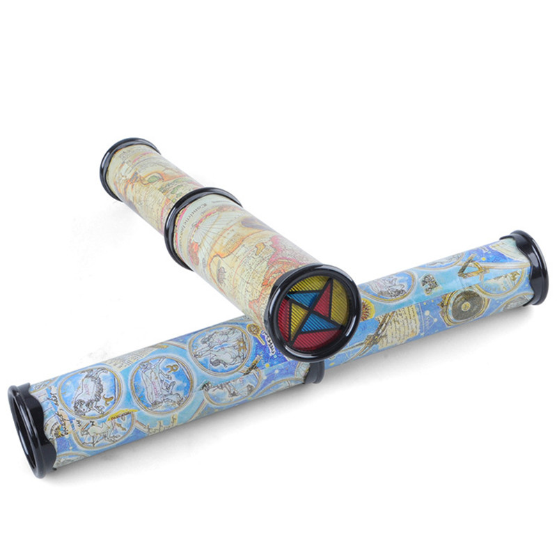 Skalierbare Drehung Kaleidoskop 30cm Magie Wechselvolle Einstellbar Karte navigieren Phantasie Farbige Welt Spielzeug Für Kinder Autismus Kid