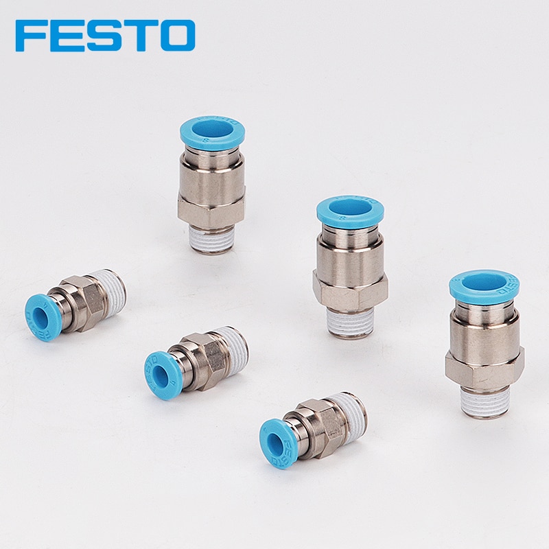 Festo pneumatic pipe fitting straight through conn... Grandado