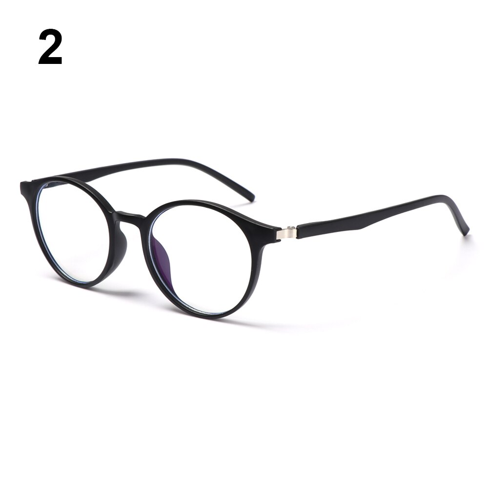 1Pc Computer Glasses Anti Blue Ray Blue Light Blocking Glasses Optical Eye Spectacle UV Blocking Gaming Filter Round Eyeglasses: 2