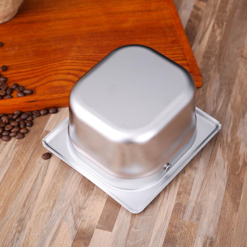 Stainless Steel Espresso Coffee Knock Box Container Coffee Grounds Container Coffee Bucket for Barista S / L Size
