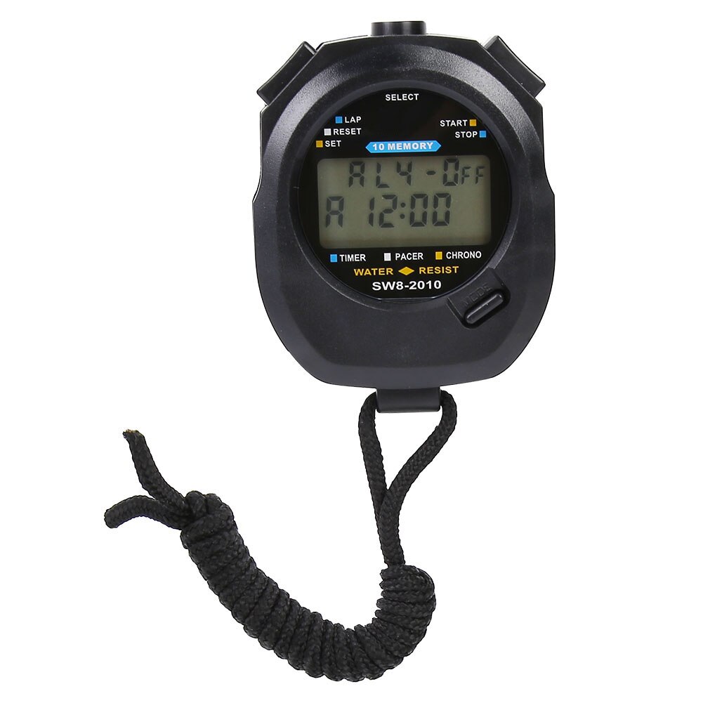 Professionele Stopwatch Timer Waterdicht Stopwatch Countdown Sport Stopwatch Timer Kompas Met Alarm Schakelaar