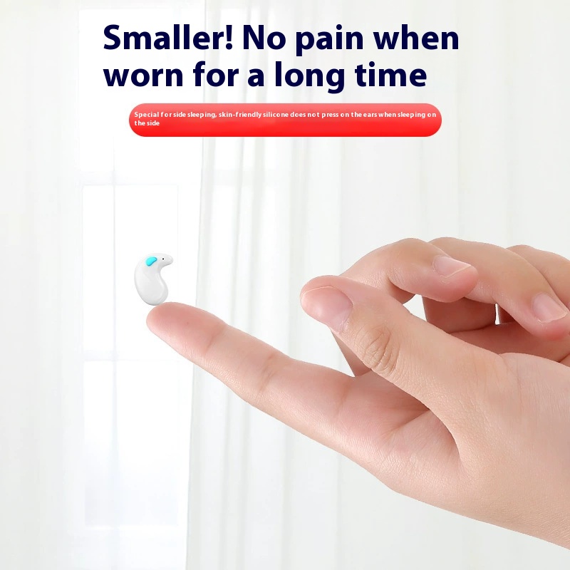 X55 Bluetooth 5.3 Earphones, Used for Bone Conduction Sleep, Digital Mini Noise Reduction Wireless Earphones