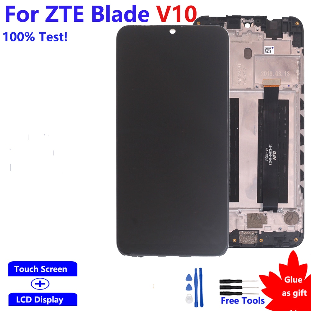 Originele Voor Zte Blade V10 Touch Screen Lcd-scherm Digitizer Vergadering Voor Zte Blade V10 Telefoon Deel Reparatie Vervanging