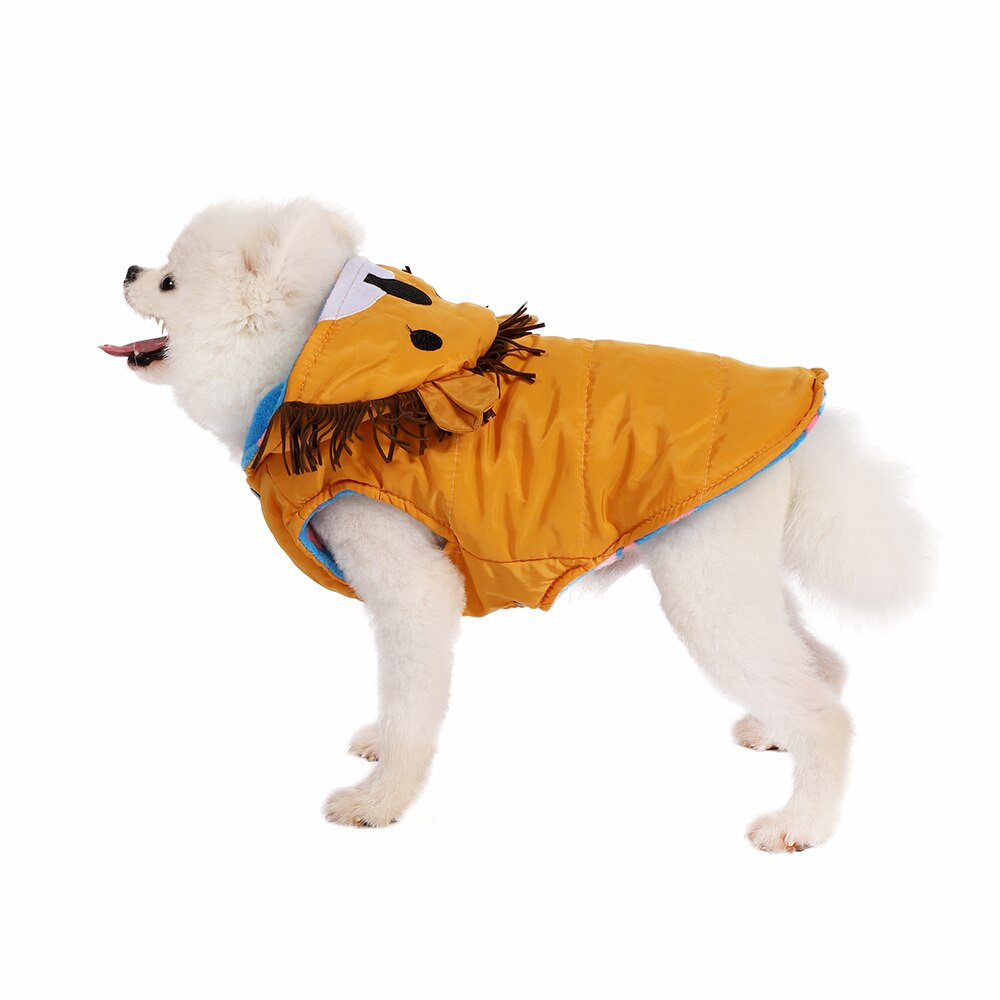 Śmieszne słodkie ubranka dla kotów lew kostium Cosplay na Halloween dla kota placki Halloween ubrania świąteczne kurtka wiatrówka z polaru