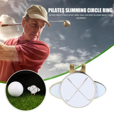 Magnetisk legeringshatklip golfboldmærke til golfhætte golfmarkør tilbehør