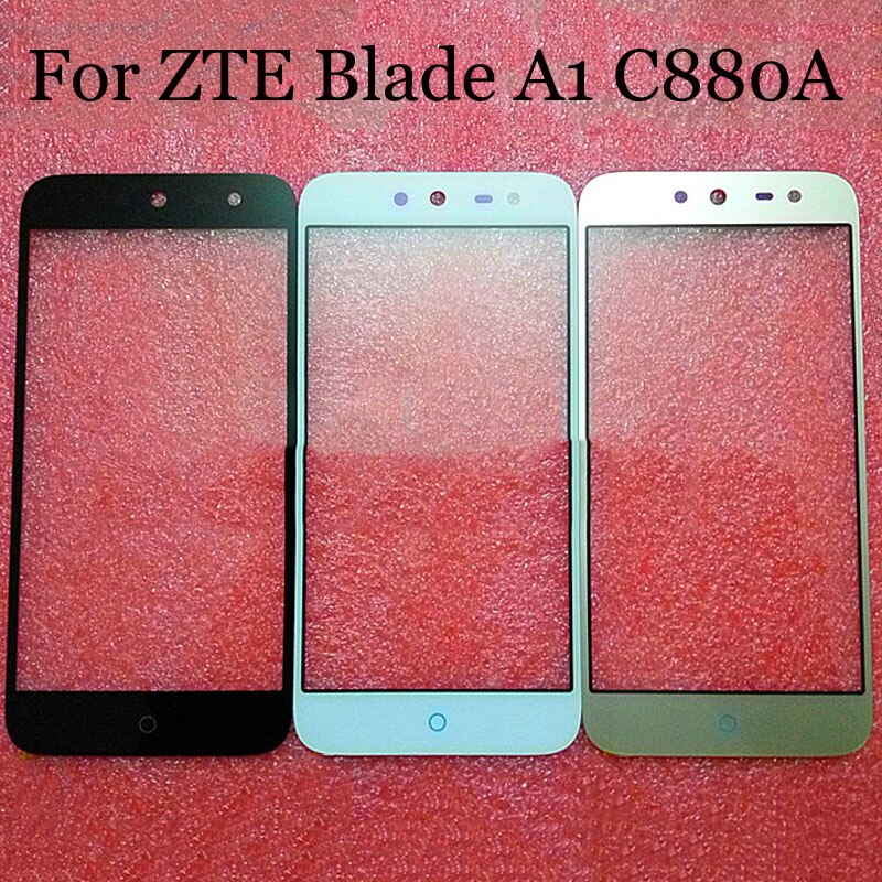 A + Qualità Per ZTE BladeA1 TouchScreen Digitizer Per ZTE Lama A1 C880A Touch Screen del pannello di Vetro Senza Cavo Della Flessione