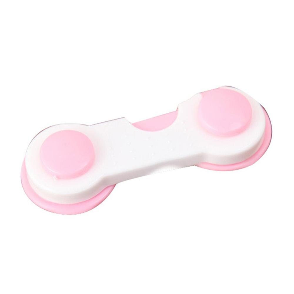 Baby Safety Lock Corner Cabinet Drawer Padlock Protection Children Security Door Safety Lock: Pink