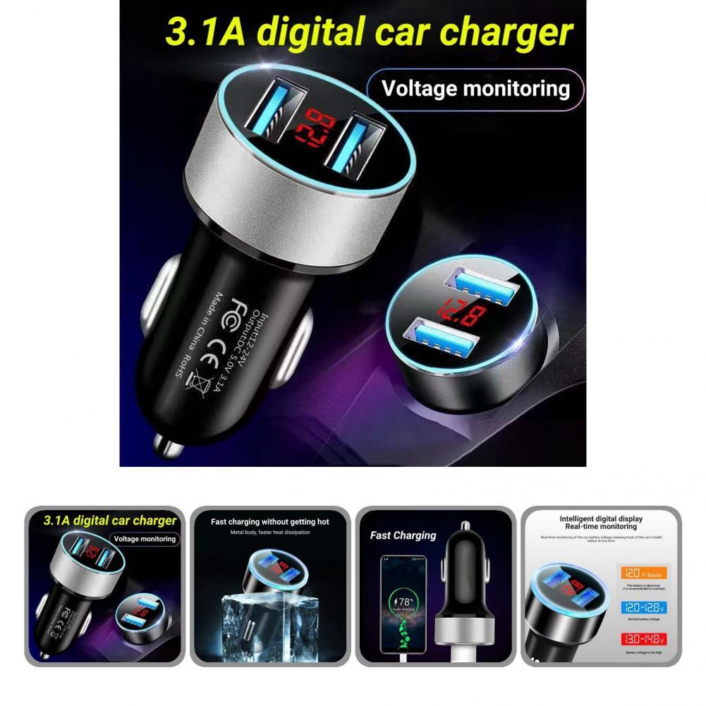 Hervorragendes usb-autoladegerät mit 3 in 1 datenkabel, effizientem und stabilem ladeadapter