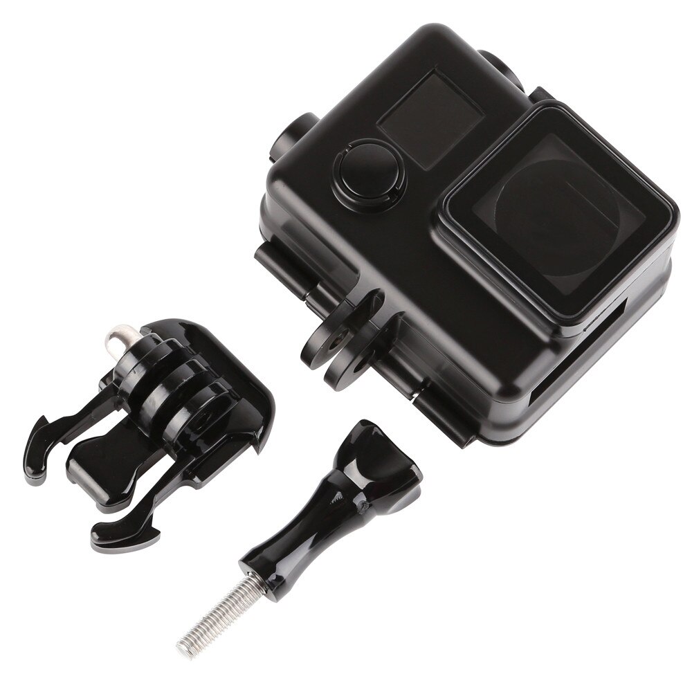noir côté ouvert étui de protection accessoires de caméra pour GoPro Hero 4/3 +