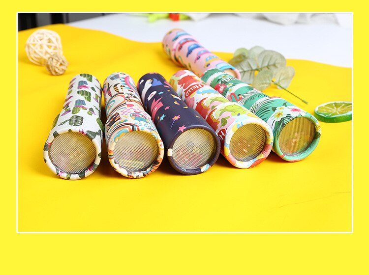 Cartoon Roterende Caleidoscoop Kleurrijke Wereld Magic Kaleidoscope Baby Vroege Educatief Eenhoorn Speelgoed Voor Kinderen