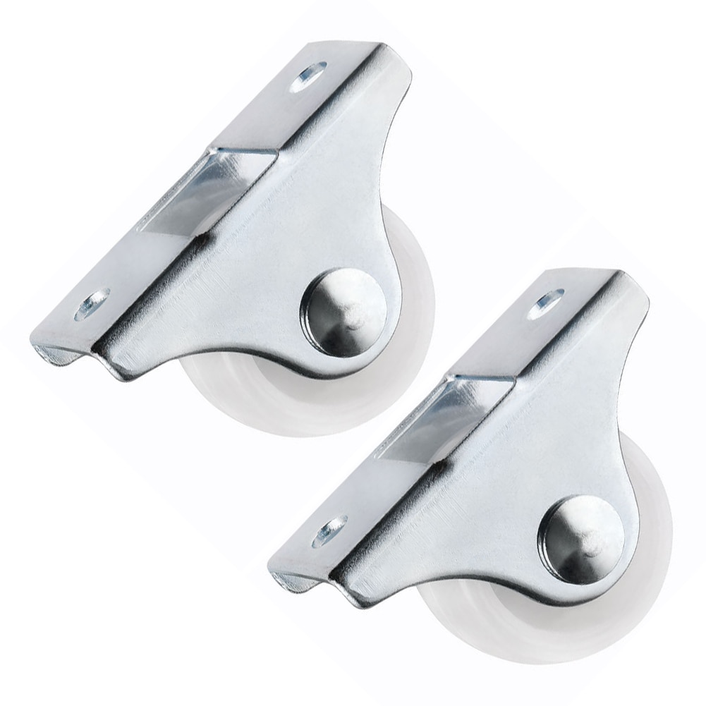 2Stck fest Möbel gerichtet Praktische Schublade Metall oben Platte Ersatz Zauberer Rad Starre Warenkorb PP Einfach Installieren