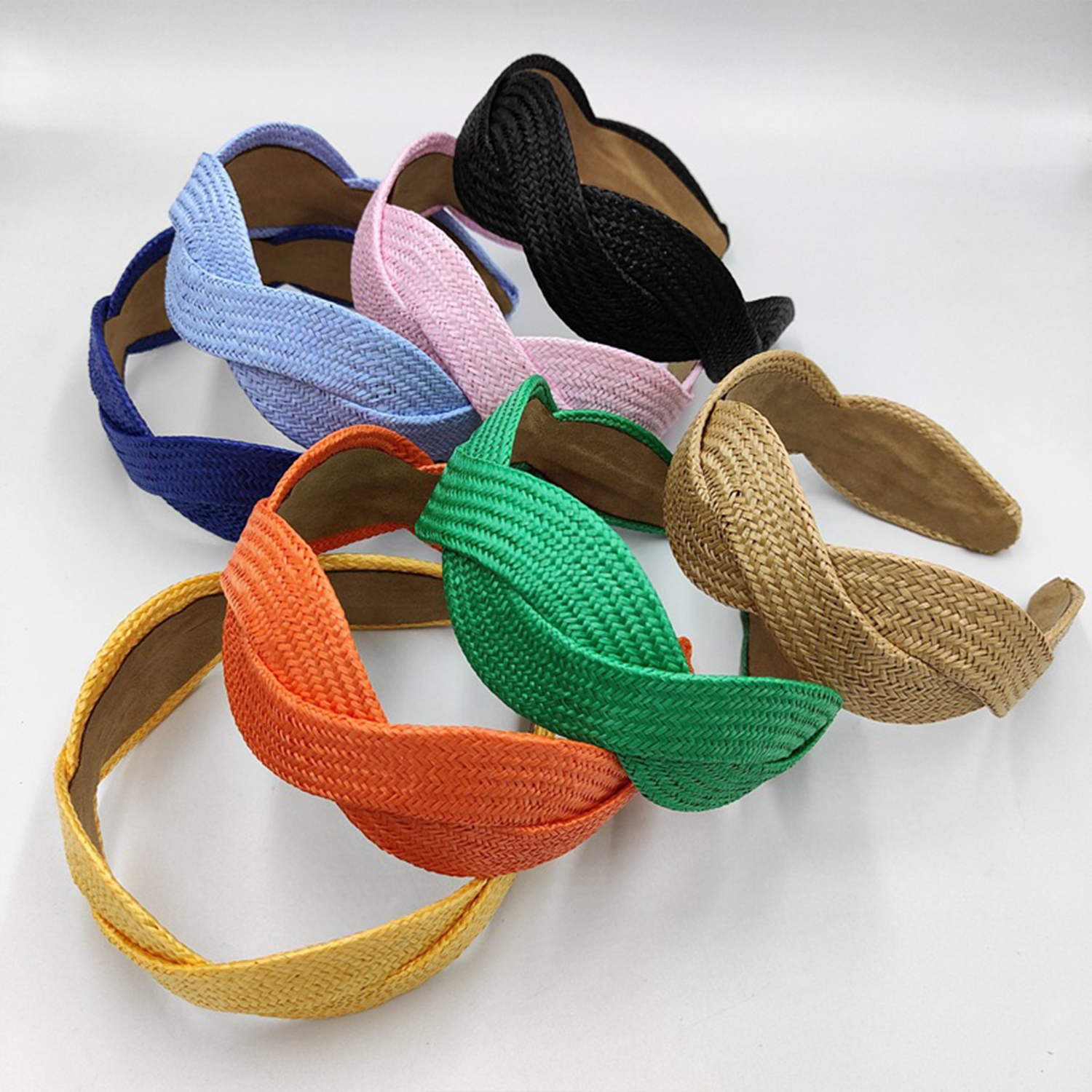 1Pc Mode Brede Harde Hoofdbanden Voor Vrouwen Meisjes Haarband Geplooide Doek Stof Haar Hoepel Mode Meisjes Haaraccessoires
