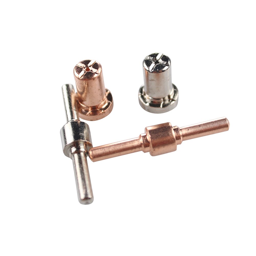 100pcs Plasma Cutting Torch Consumable Cutting Extended Long Plasma Cutter Kit 40A PT31 Plasma Torch Tip Electrode Nozzle